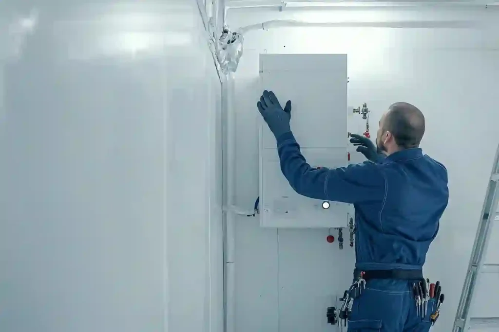 our expert repairs the hot water system at Central Coast home